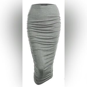 Made by Johnny Gray Ruched Skirt